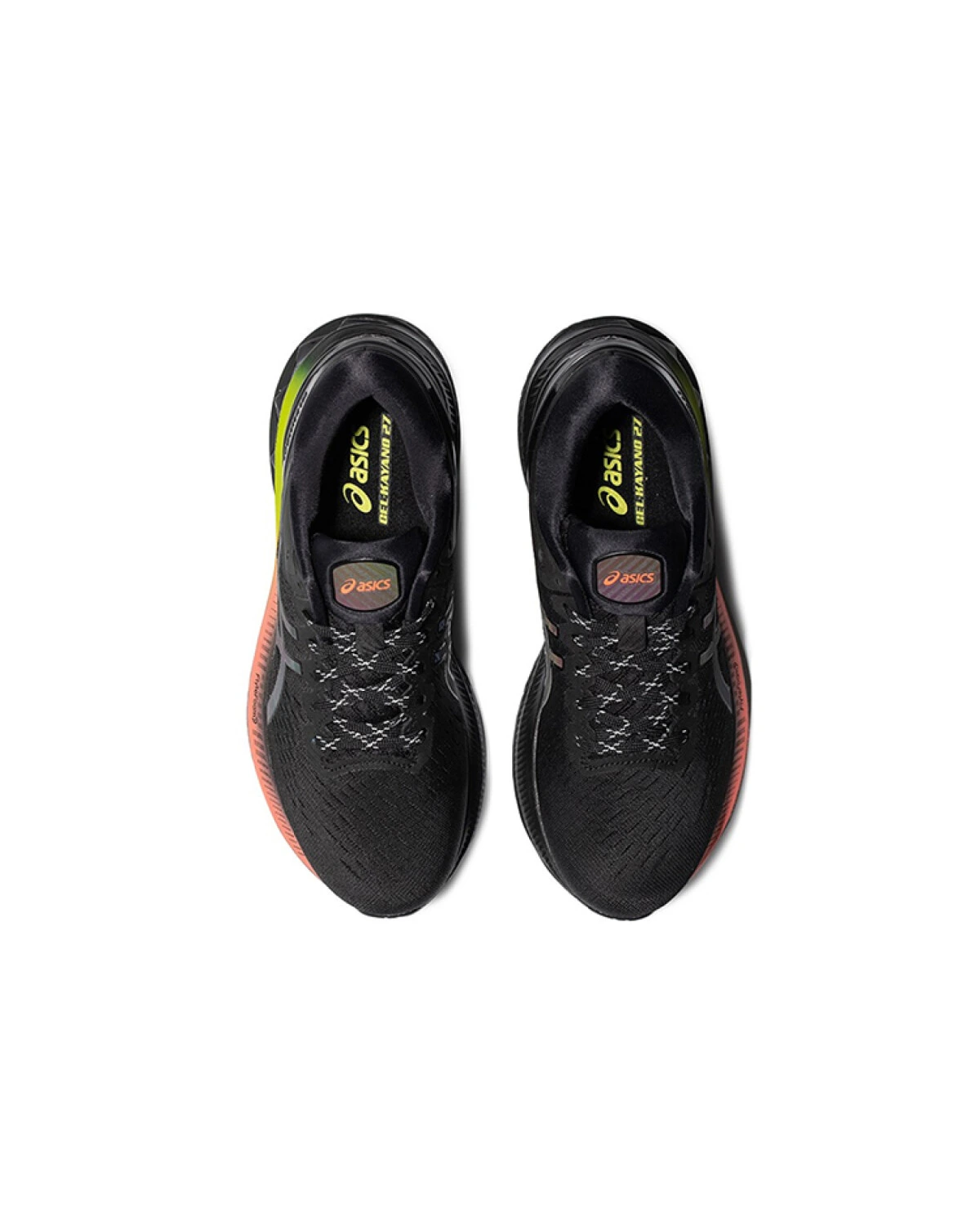 Asics Gel-Kayano 27 женские кроссовки для марафона черно-розовые картинка