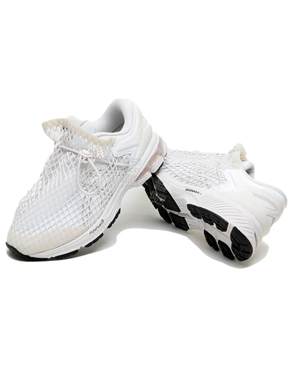 Asics Gel-Kayano 26 унисекс кроссовки белые из сетчатого материала картинка