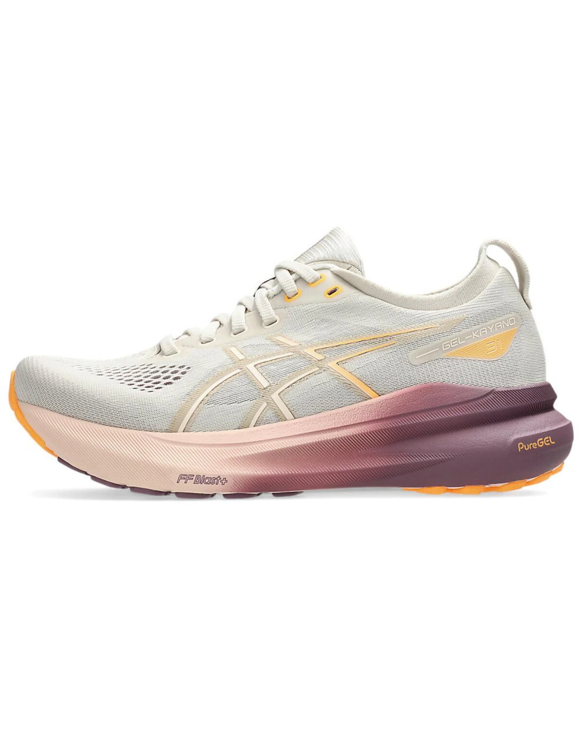 Asics Gel-Kayano 31 кроссовки для бега из ткани серо-розовые картинка
