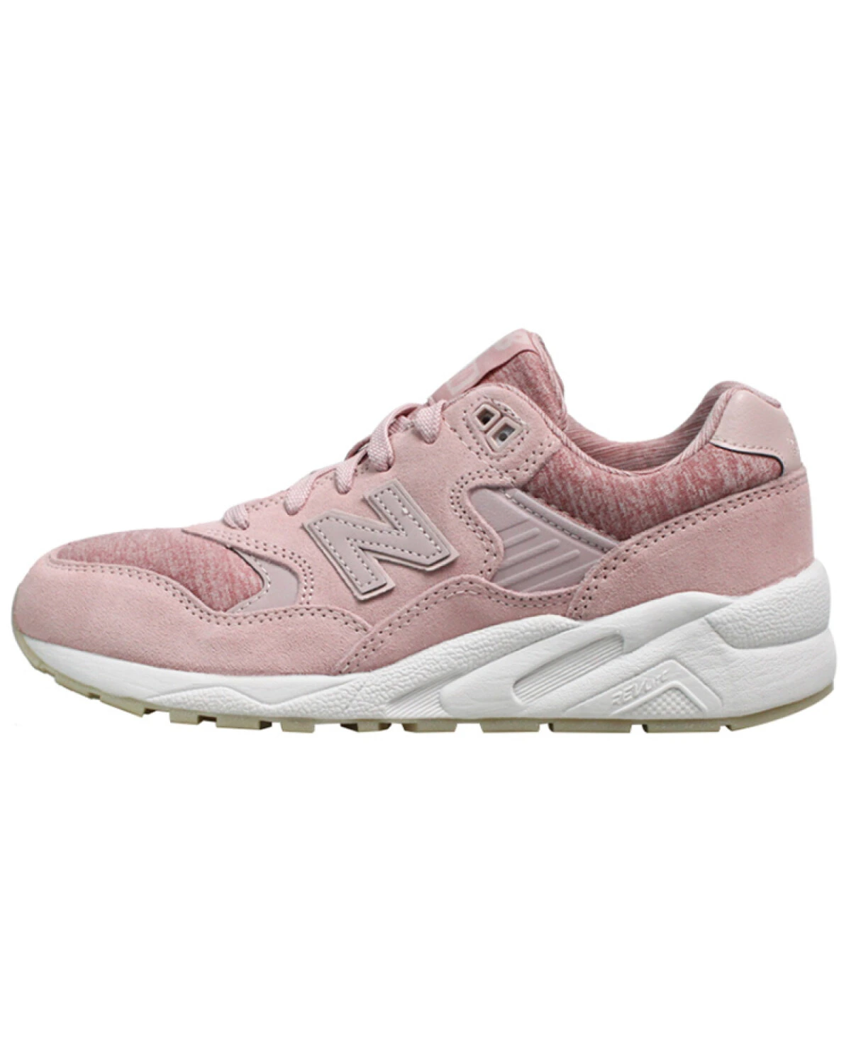 New Balance 580 женские кроссовки розовые с амортизацией и облегающим кроем картинка