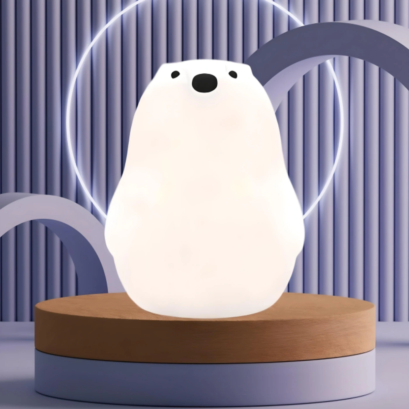 Ночник "Белый мишка" картинка