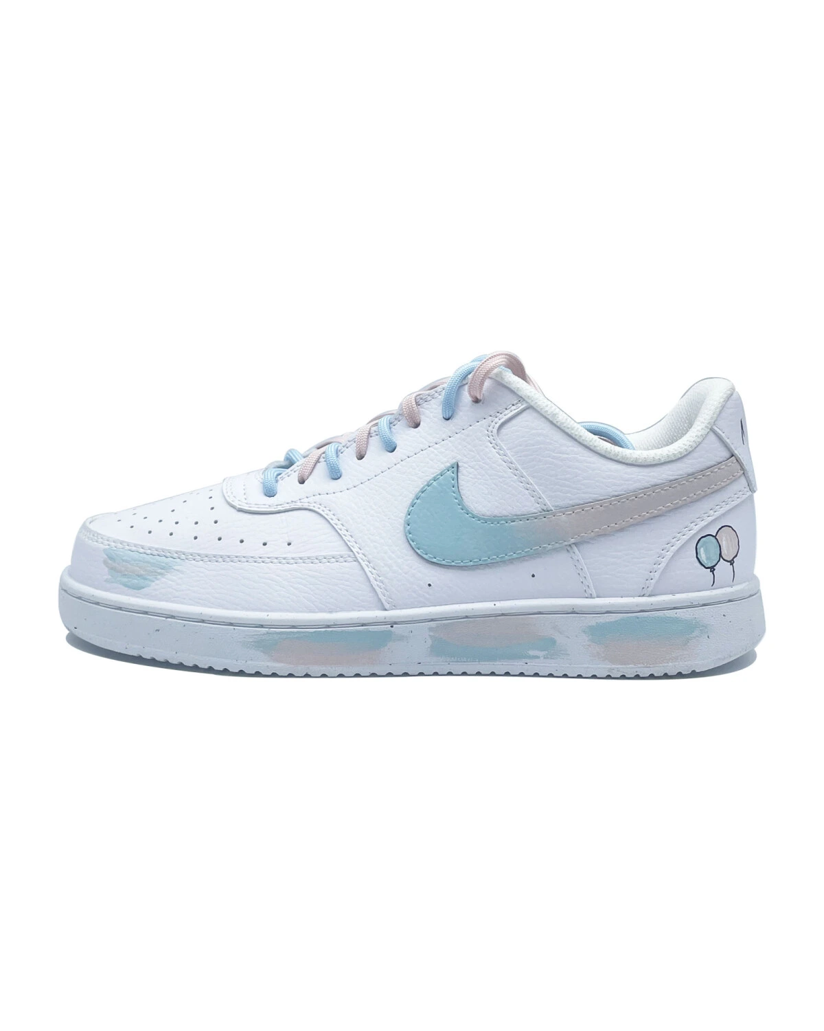 Nike Court Vision 1 унисекс кроссовки кожаные с анти-скольжением картинка