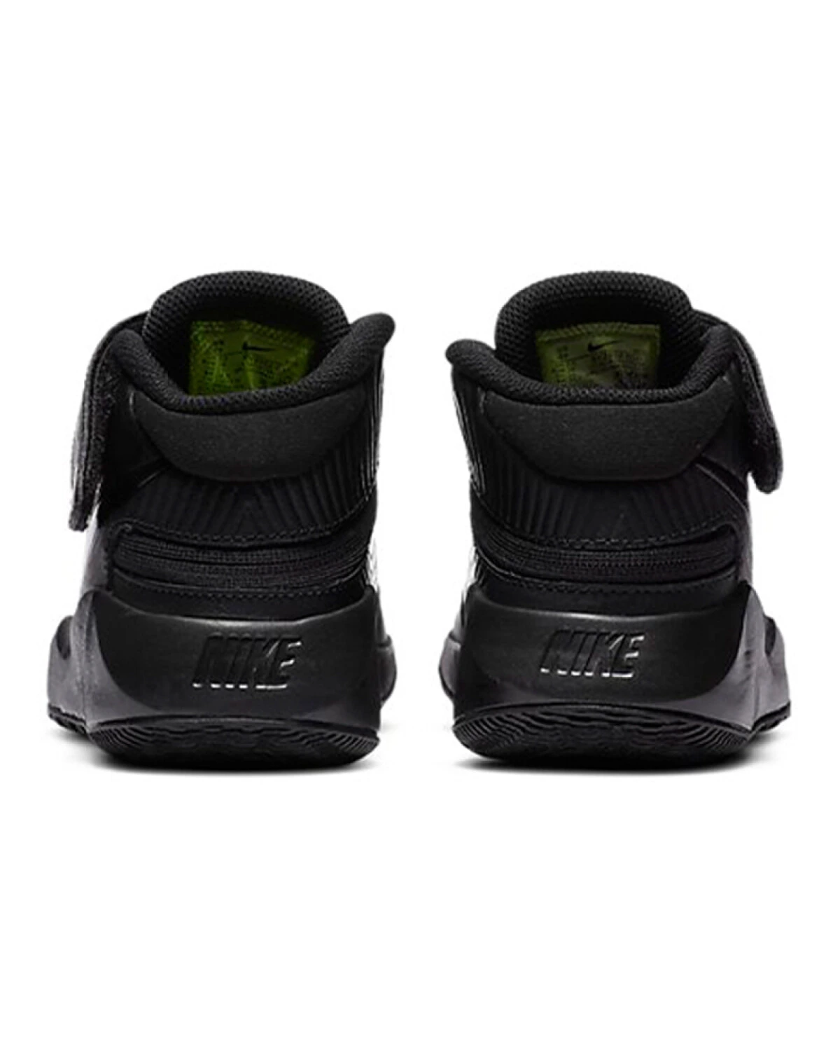 Nike Team Hustle D 9 FlyEase детские кроссовки черные с амортизацией и дышащим верхом картинка