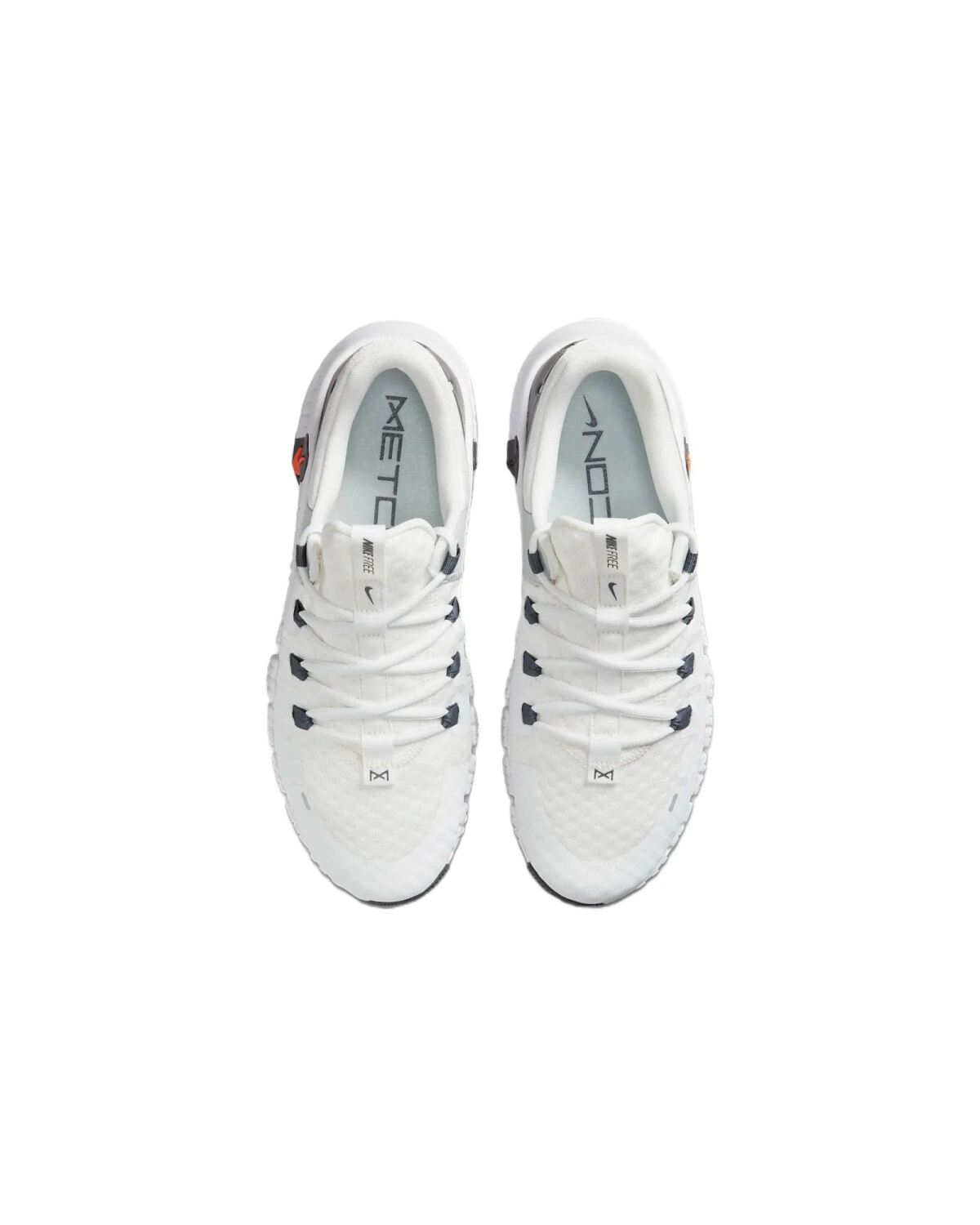 Nike Free Metcon 5 унисекс кроссовки белые с черными вставками для тренировок картинка
