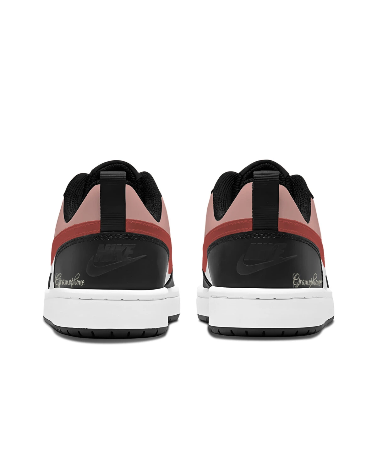 Nike Court Borough детские кеды кожаные бежевые картинка