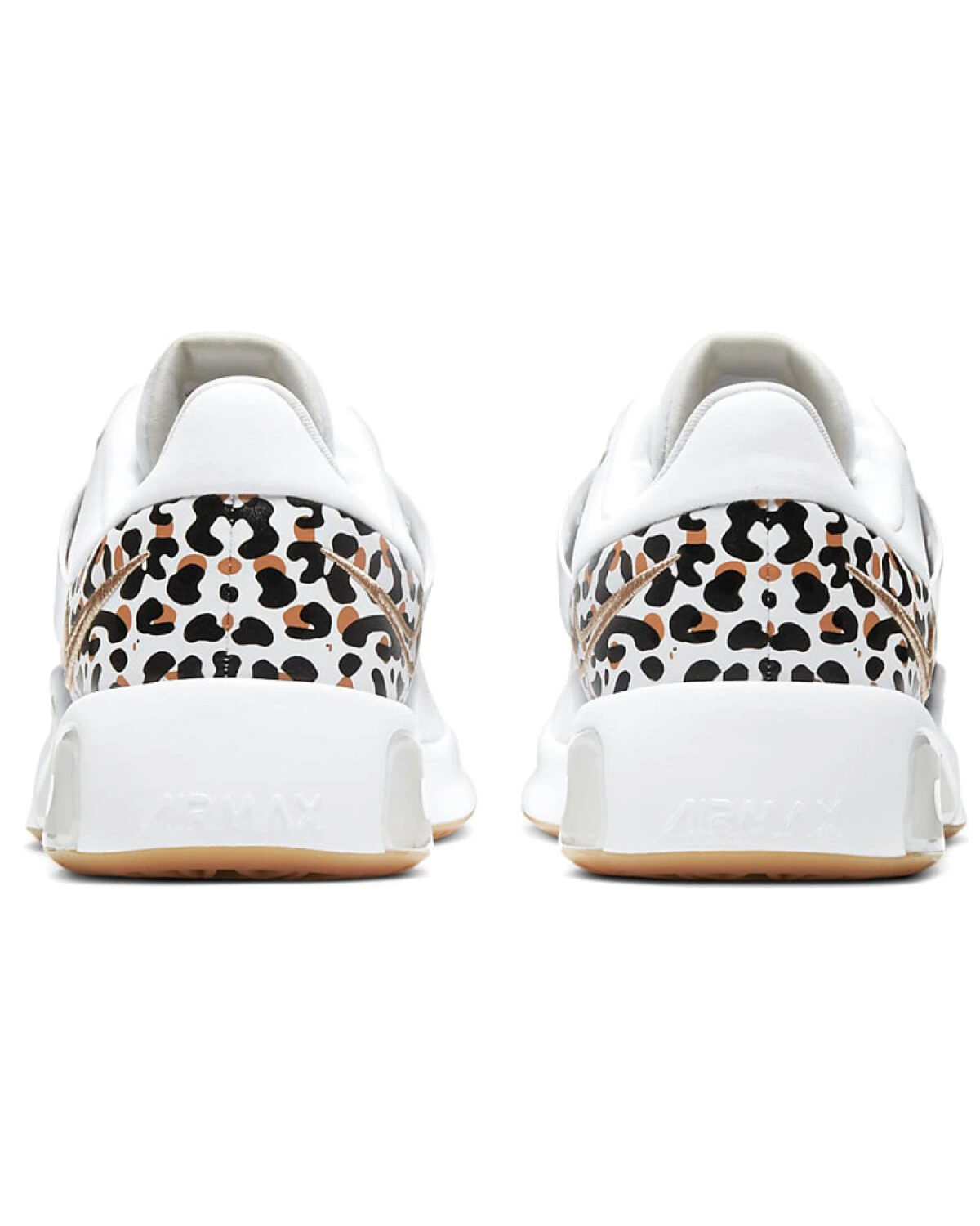 Nike Air Max Bella женские кроссовки белые с леопардовым принтом картинка