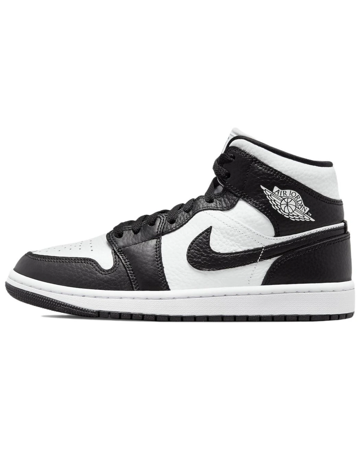 Jordan Air Jordan 1 женские кроссовки средней высоты черно-белые картинка