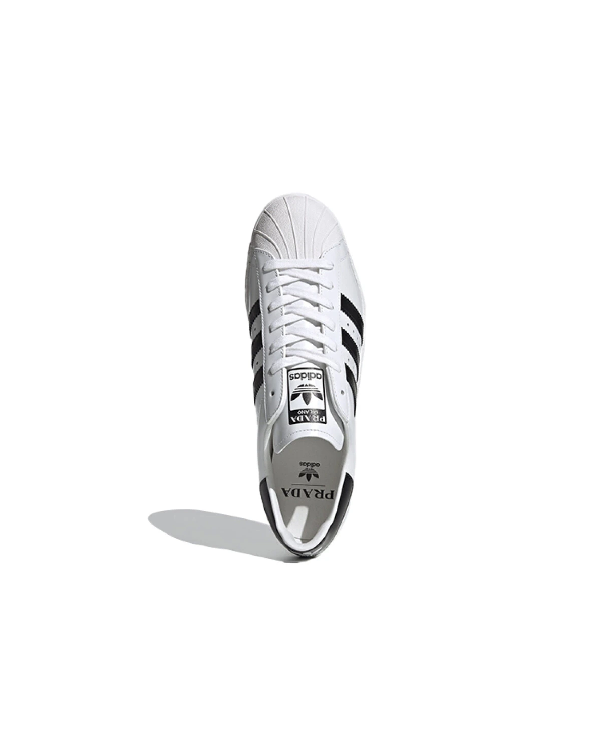 Prada x Adidas Originals Superstar Unisex кеды бело-черные картинка