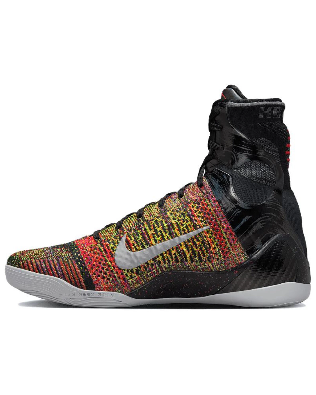 Nike Kobe 9 “Masterpiece” мужские баскетбольные кроссовки черно-серебристо-красные высокие картинка