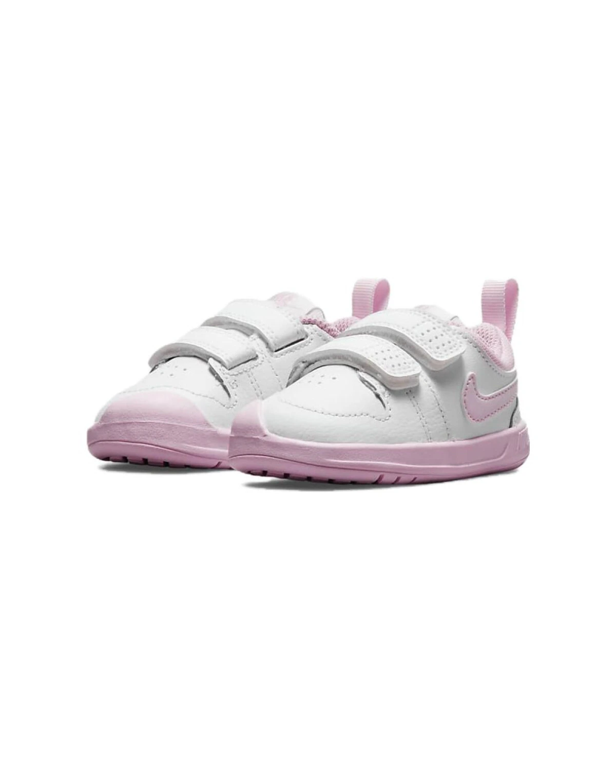 Nike Pico детские повседневные кроссовки бело-розовые картинка