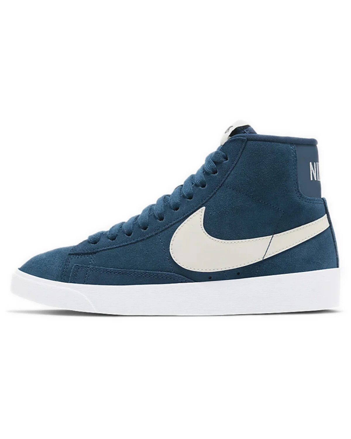 Nike Blazer Vintage Suede женские кроссовки из замши синие картинка