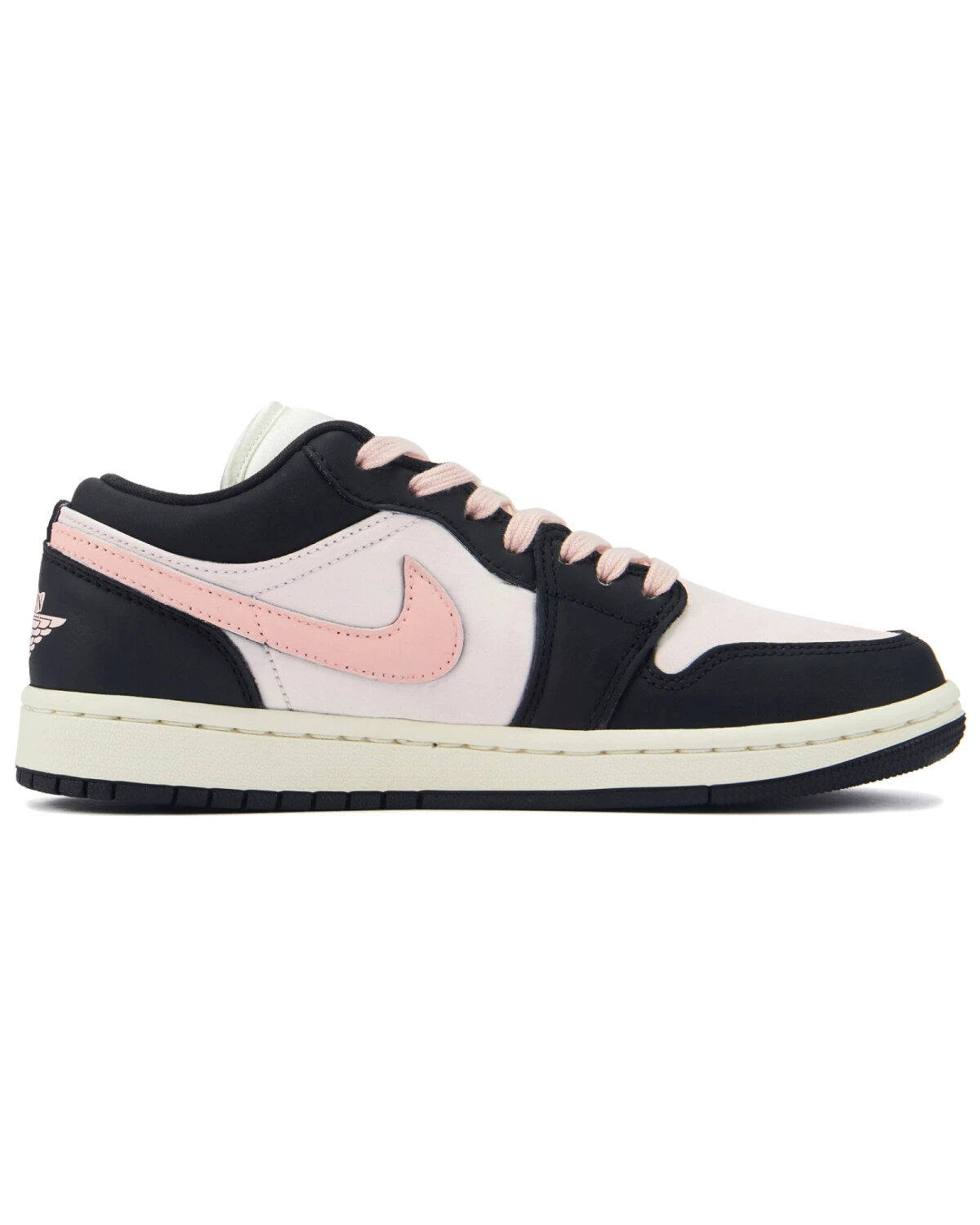 Jordan Air Jordan 1 Low женские кроссовки розовые с амортизацией и шнуровкой картинка