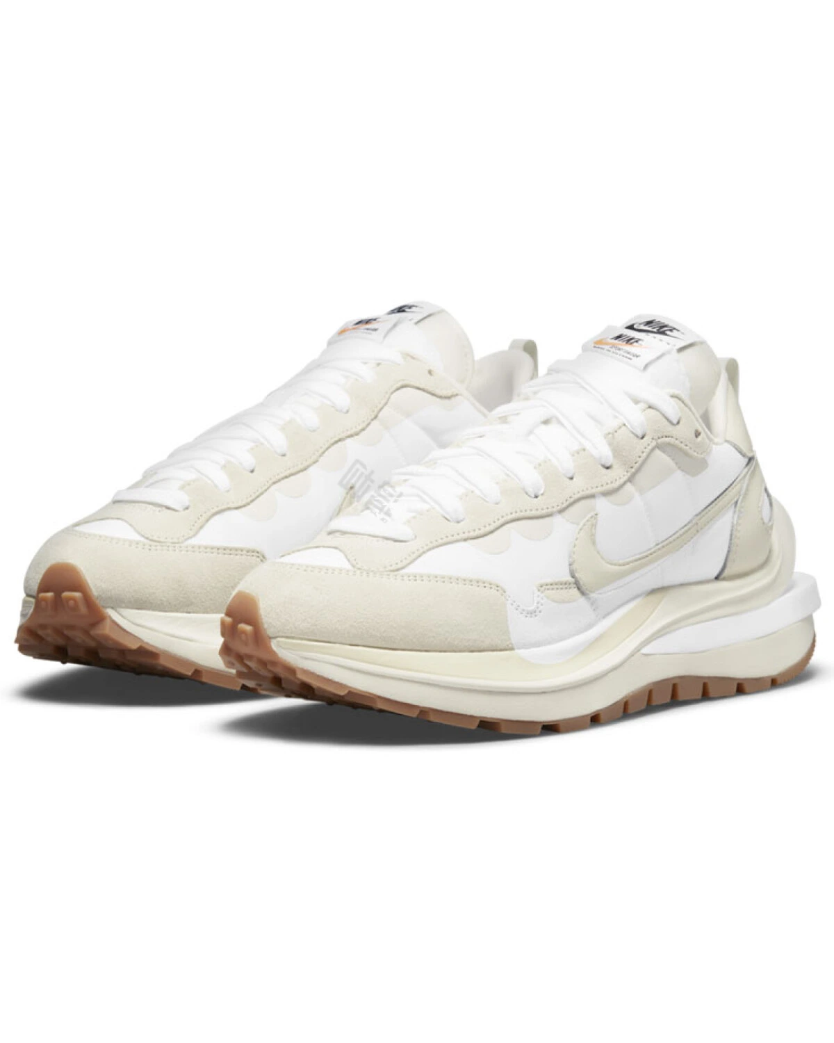 Nike VaporWaffle unisex кроссовки повседневные бело-бежевые картинка