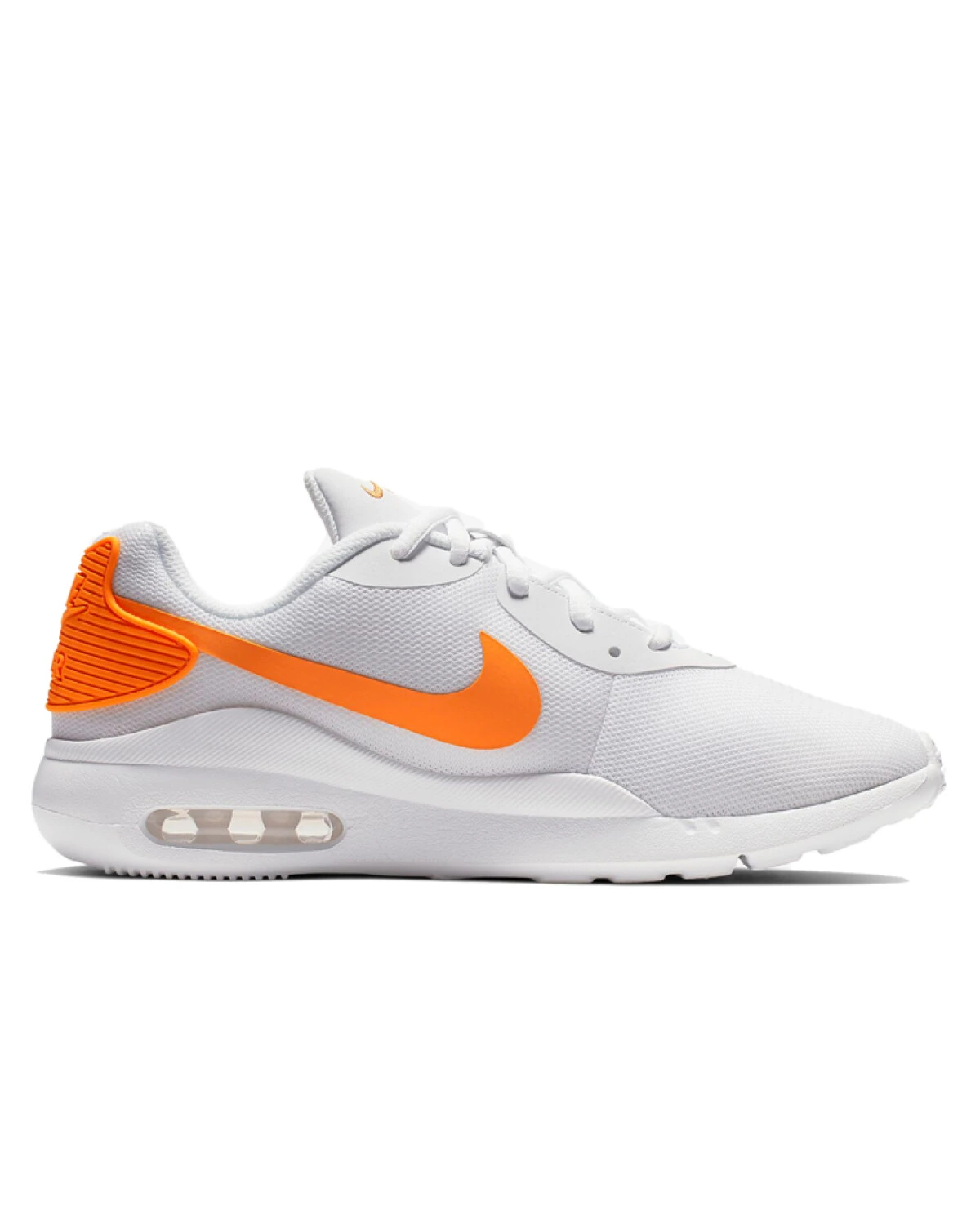 Nike Air Max Oketo женские кроссовки с амортизацией бело-оранжевые картинка