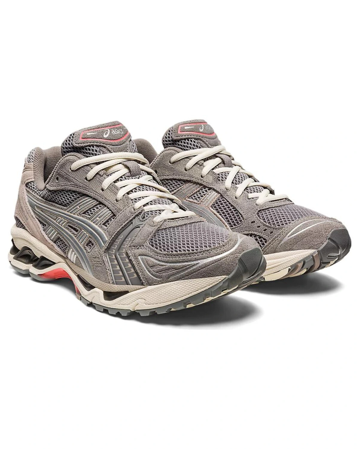 Asics Gel-Kayano 14 мужские спортивные кроссовки серо-коричневые картинка