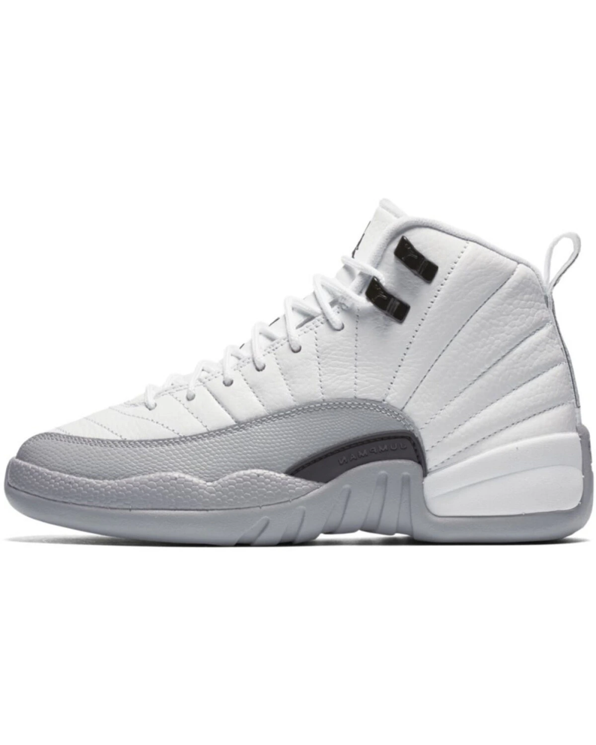 Jordan Air Jordan 12 Retro Barons высокие кроссовки из натуральной кожи белого цвета картинка