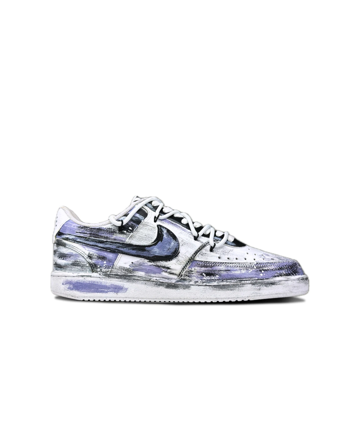 Nike Court Vision 1 Low мужские кроссовки готический стиль фиолетовые картинка