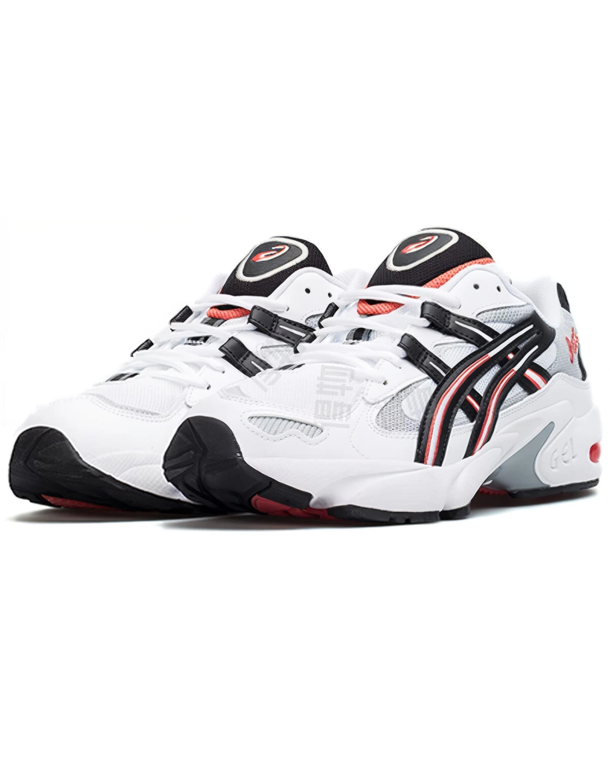 Asics Gel-Kayano 5 unisex кроссовки текстильные бело-чёрные картинка