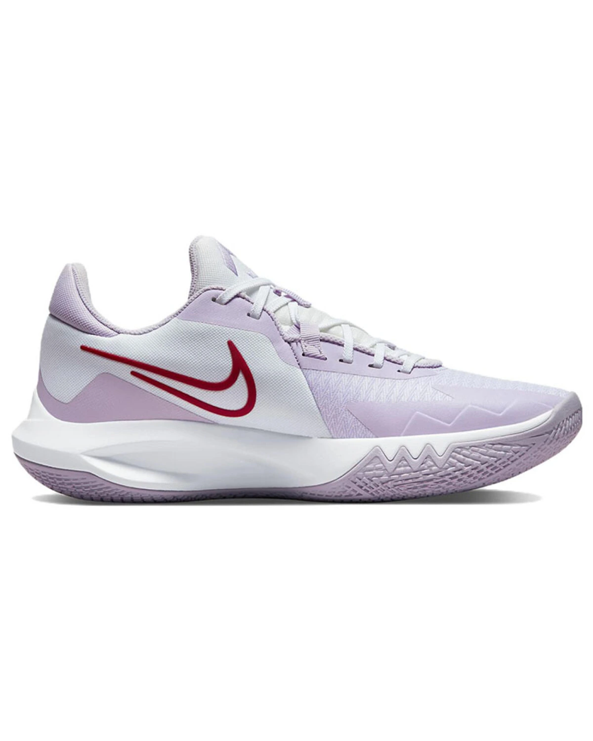 Nike Precision 6 унисекс кроссовки фиолетово-белые антискользящие картинка