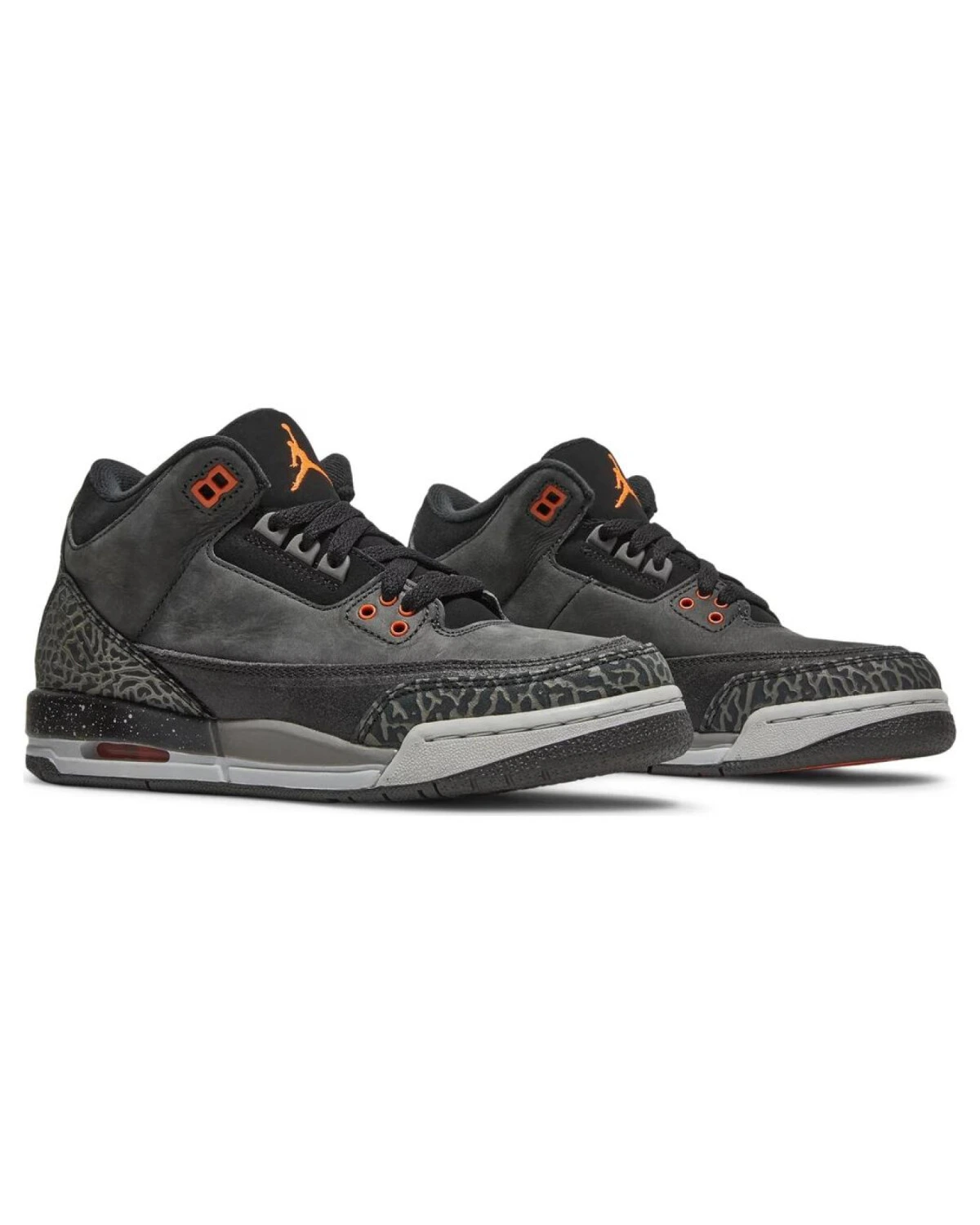 Jordan Air Jordan 3 Retro Fear женские кроссовки черные ретро баскетбольные картинка