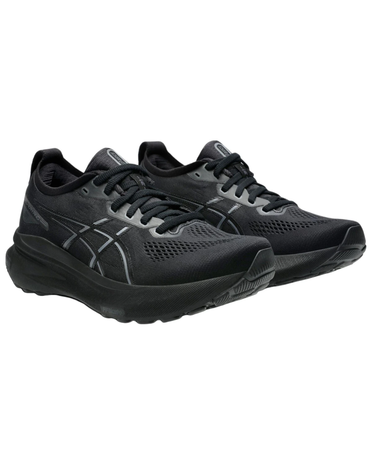 Asics Gel-Kayano 31 женские спортивные кроссовки черные с тканевым верхом и амортизацией картинка