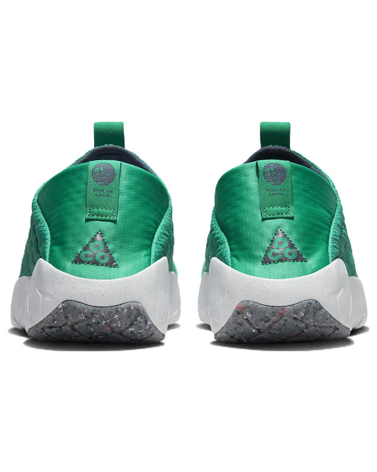 Nike ACG Air Moc мужские слипоны зелено-белые с амортизацией картинка