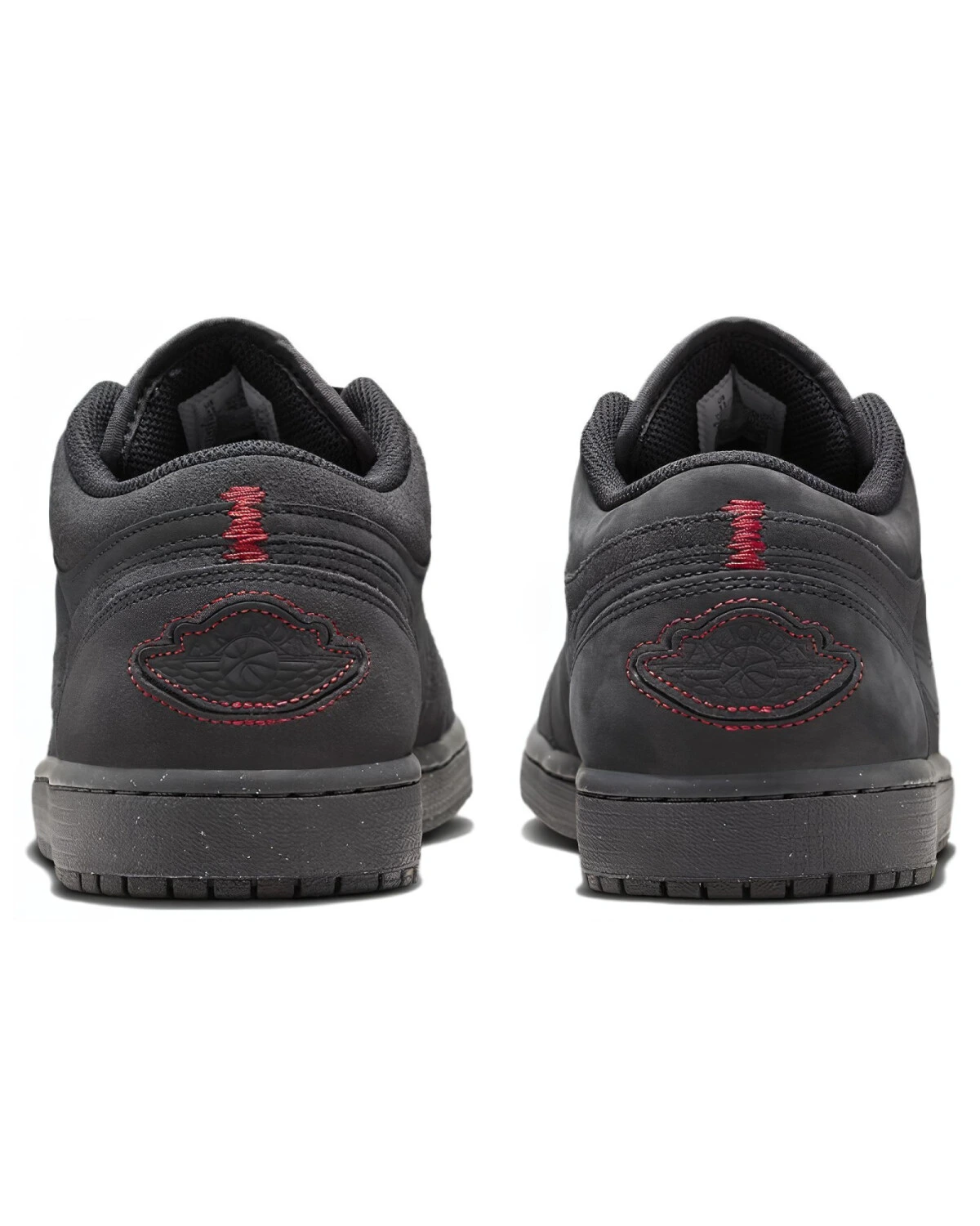 Jordan Air Jordan 1 унисекс кроссовки черно-серые из искусственной кожи картинка