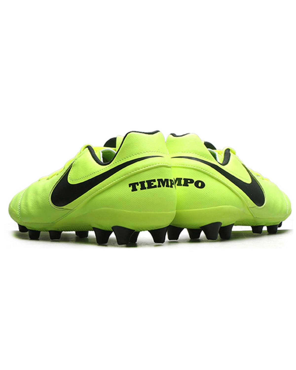 Nike Tiempo Genio 2 мужские футбольные бутсы зелено-черные для AG картинка