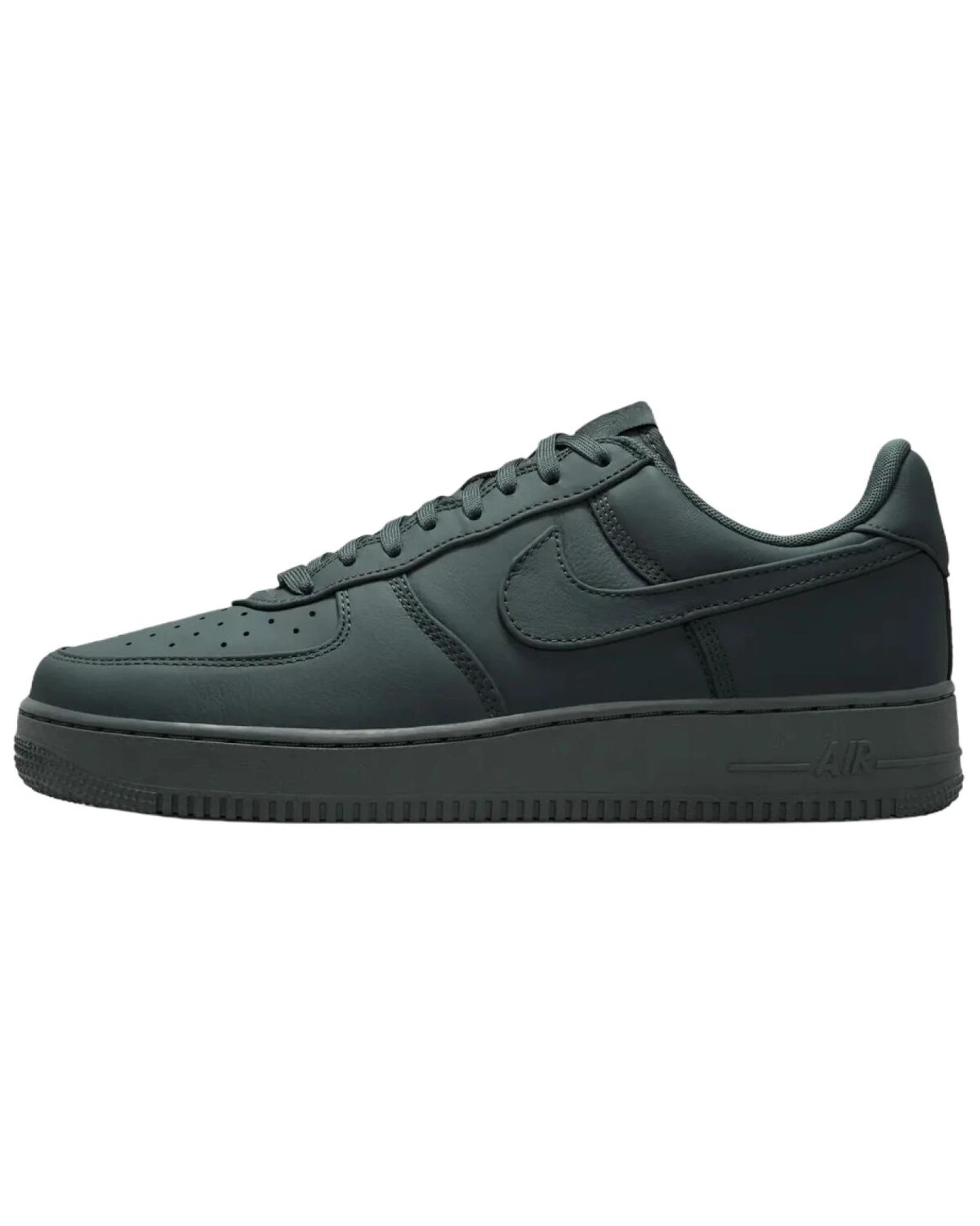 Nike Air Force 1 Low Retro Premium мужские кроссовки кожаные зеленые картинка