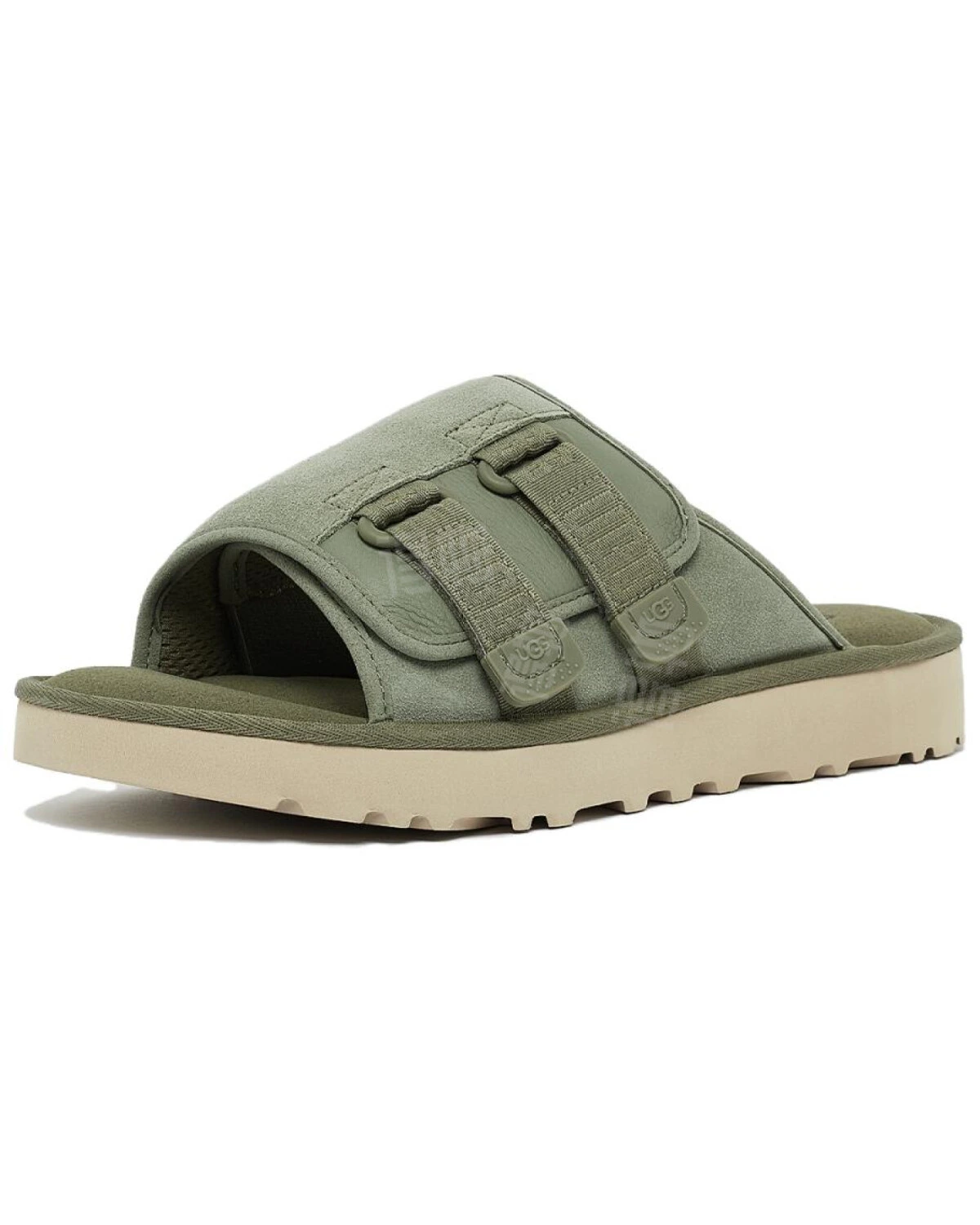 UGG мужские домашние тапочки с толстой подошвой зелёные картинка