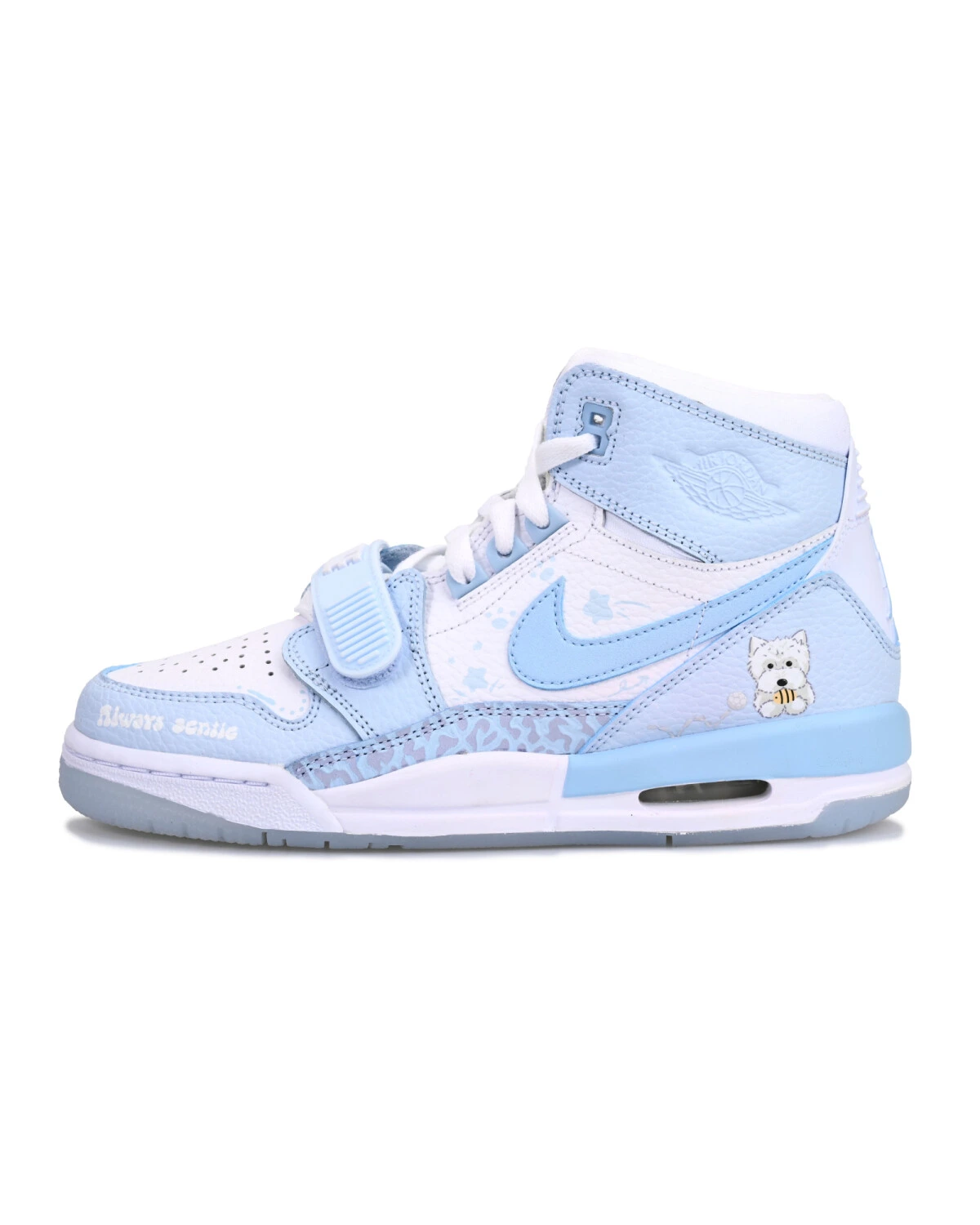 Jordan Legacy 312 unisex кроссовки баскетбольные голубые картинка