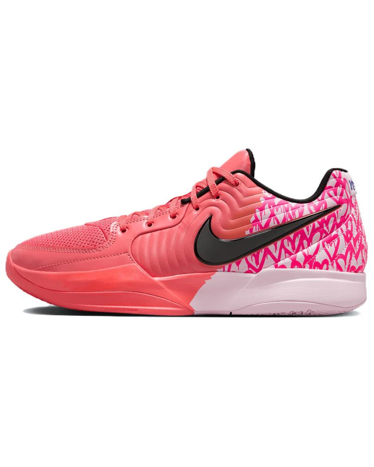 Nike Ja 2 Heart Eyes унисекс баскетбольные кроссовки розовые картинка