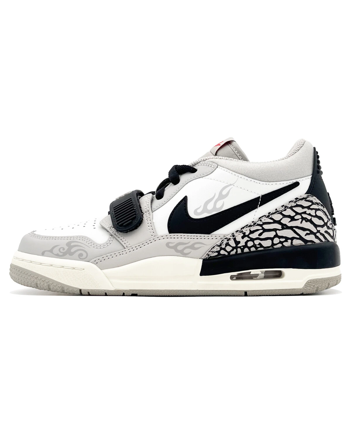 Jordan Legacy 312 женские кроссовки бело-серые с амортизацией и износостойкостью картинка