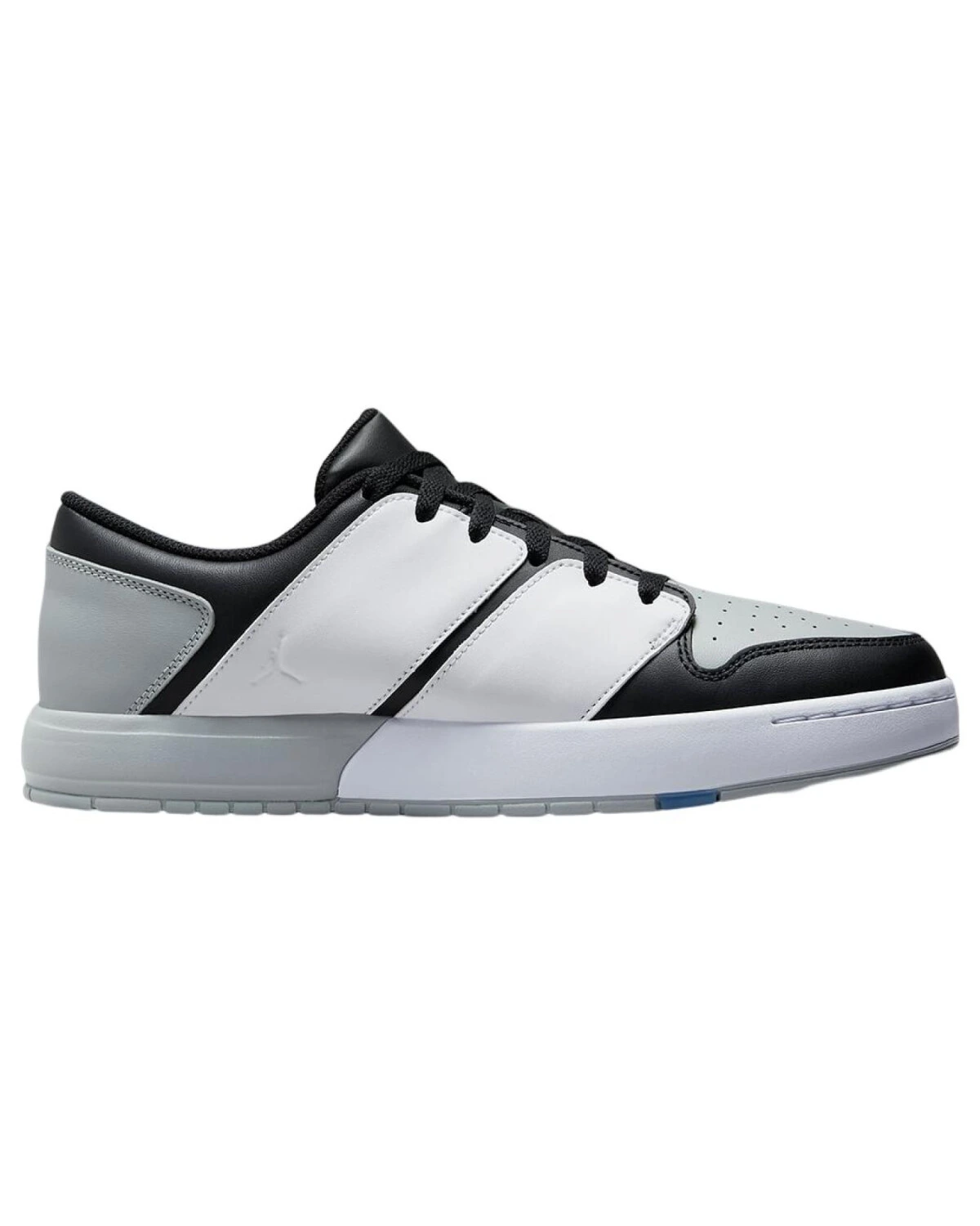 Jordan Nu Retro 1 унисекс кроссовки кожаные бело-черные картинка