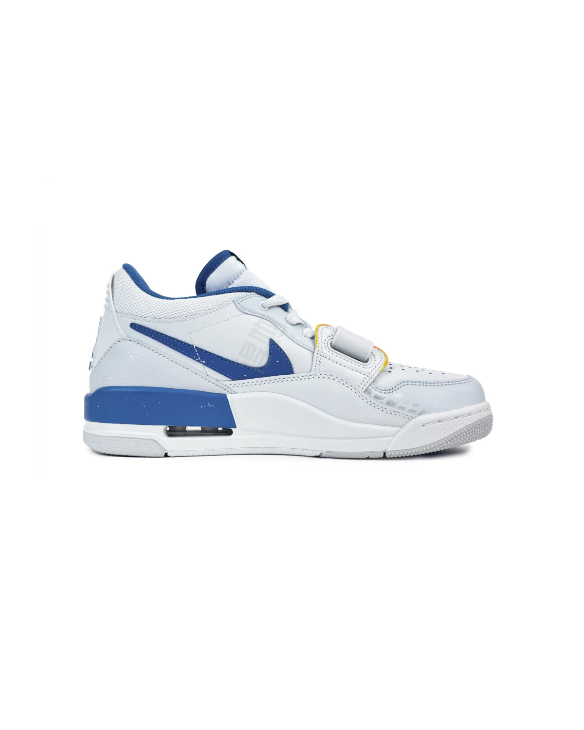 Jordan Legacy 312 мужские кроссовки сине-белые с амортизацией и узором картинка