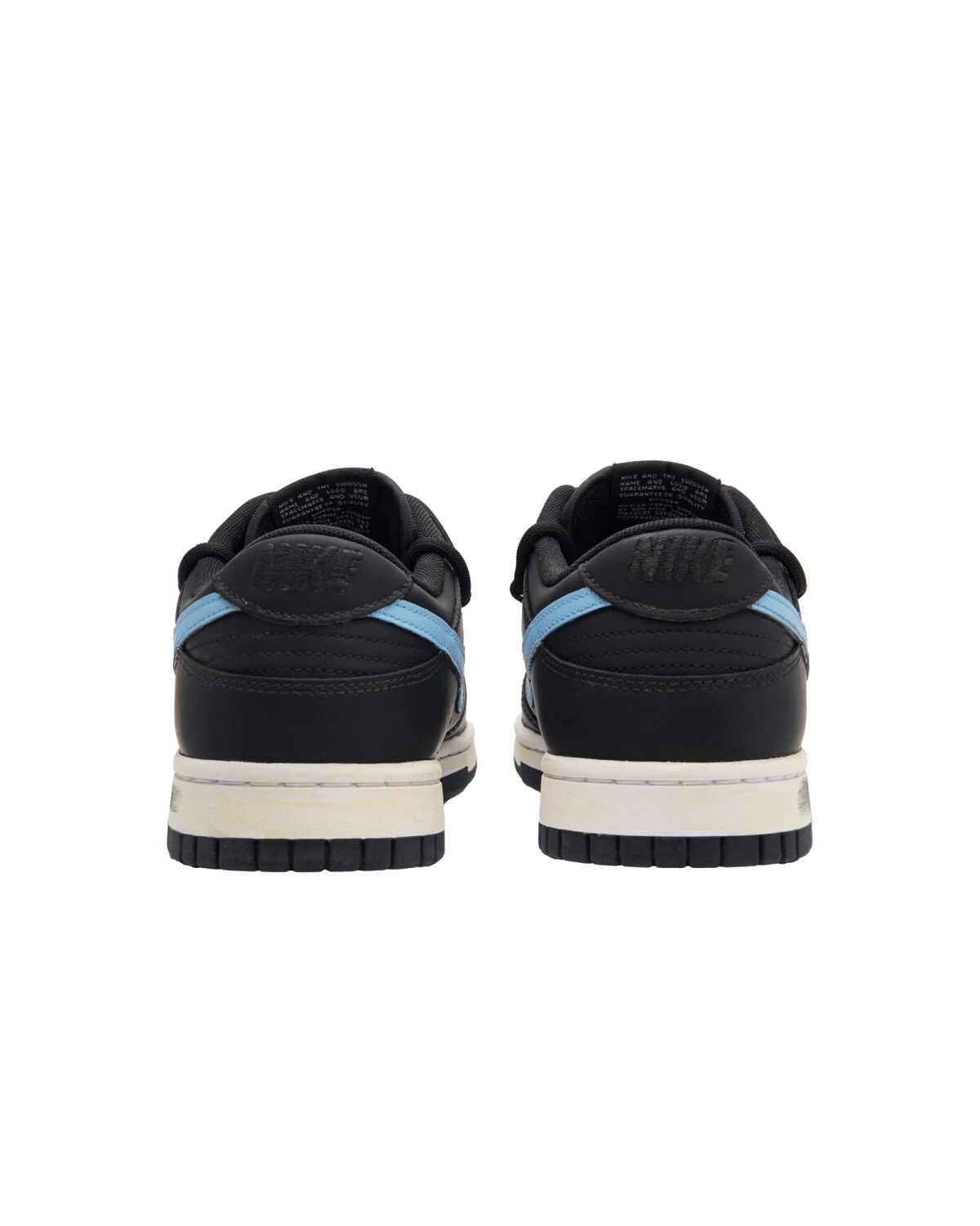 Nike Dunk Black Blue Track мужские и женские кроссовки черно-синие комфортные картинка