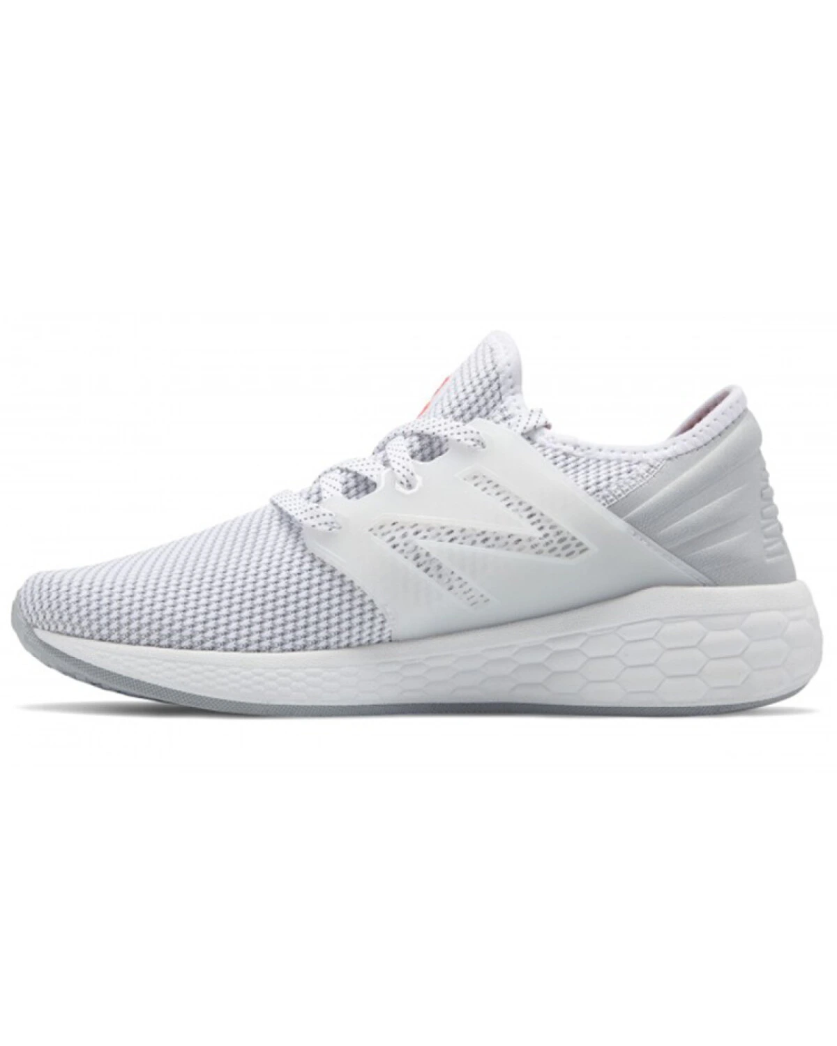 New Balance Fresh Foam Cruz v2 женские кроссовки белые с амортизацией и дышащим верхом картинка
