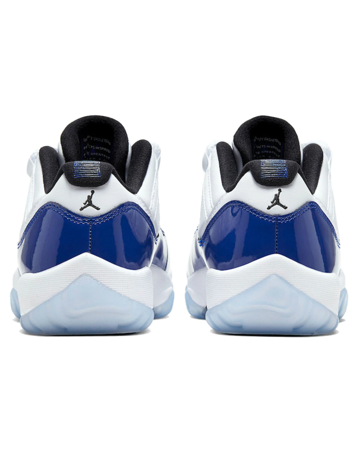 Jordan Air Jordan 11 Retro Low 'Concord Sketch' женские кроссовки бело-синие из лакированной кожи картинка