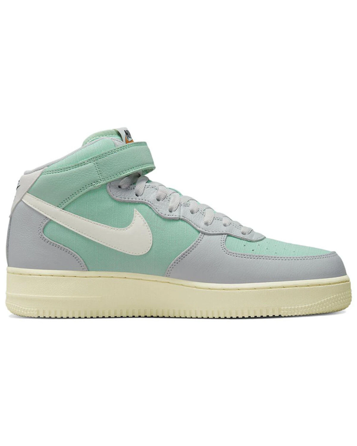 Nike Air Force 1 LX "Enamel Green" мужские кроссовки серо-зеленые картинка