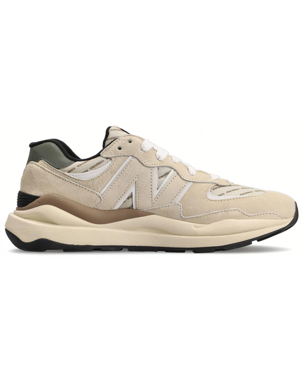 New Balance 5740 унисекс кроссовки из замши и текстиля бежевые картинка