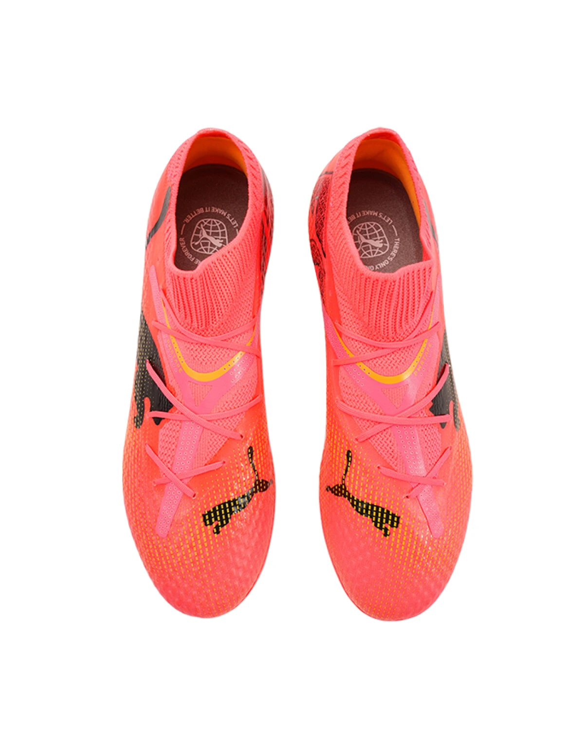 PUMA Future 7 Pro мужские спортивные кроссовки для футбола красные с шипами картинка