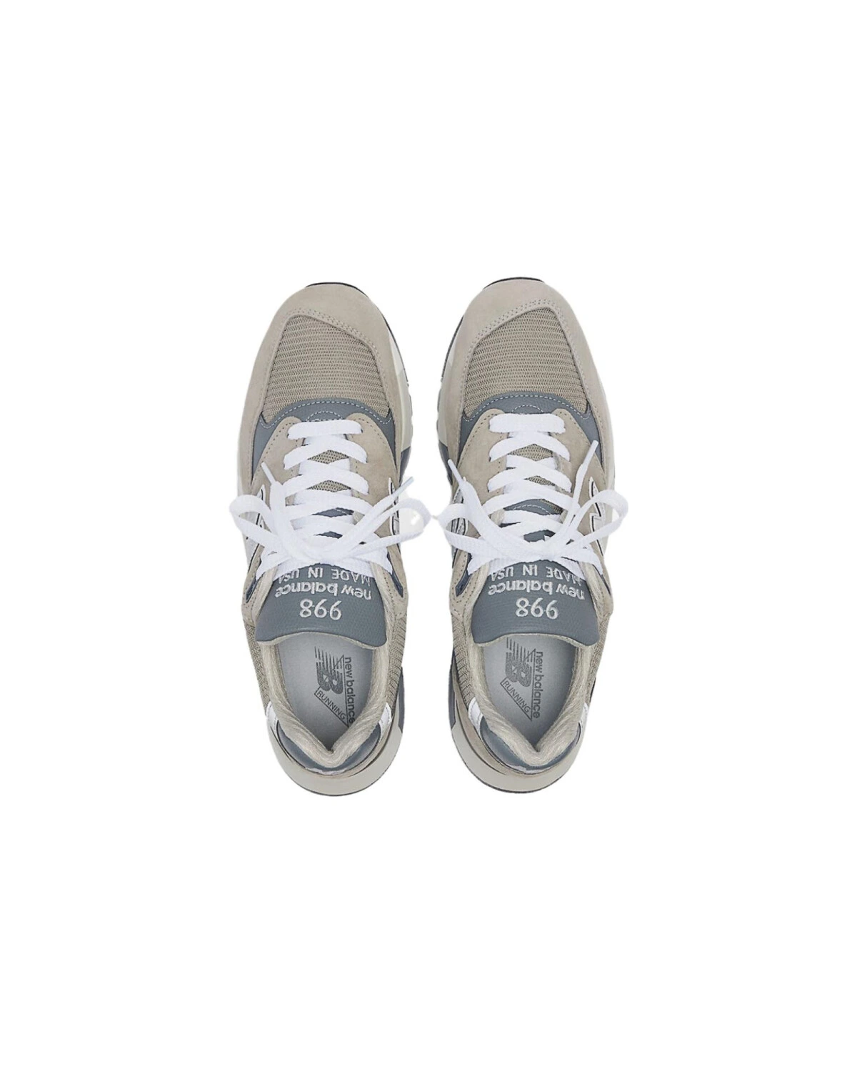 New Balance 998 унисекс кроссовки для бега серо-синие картинка