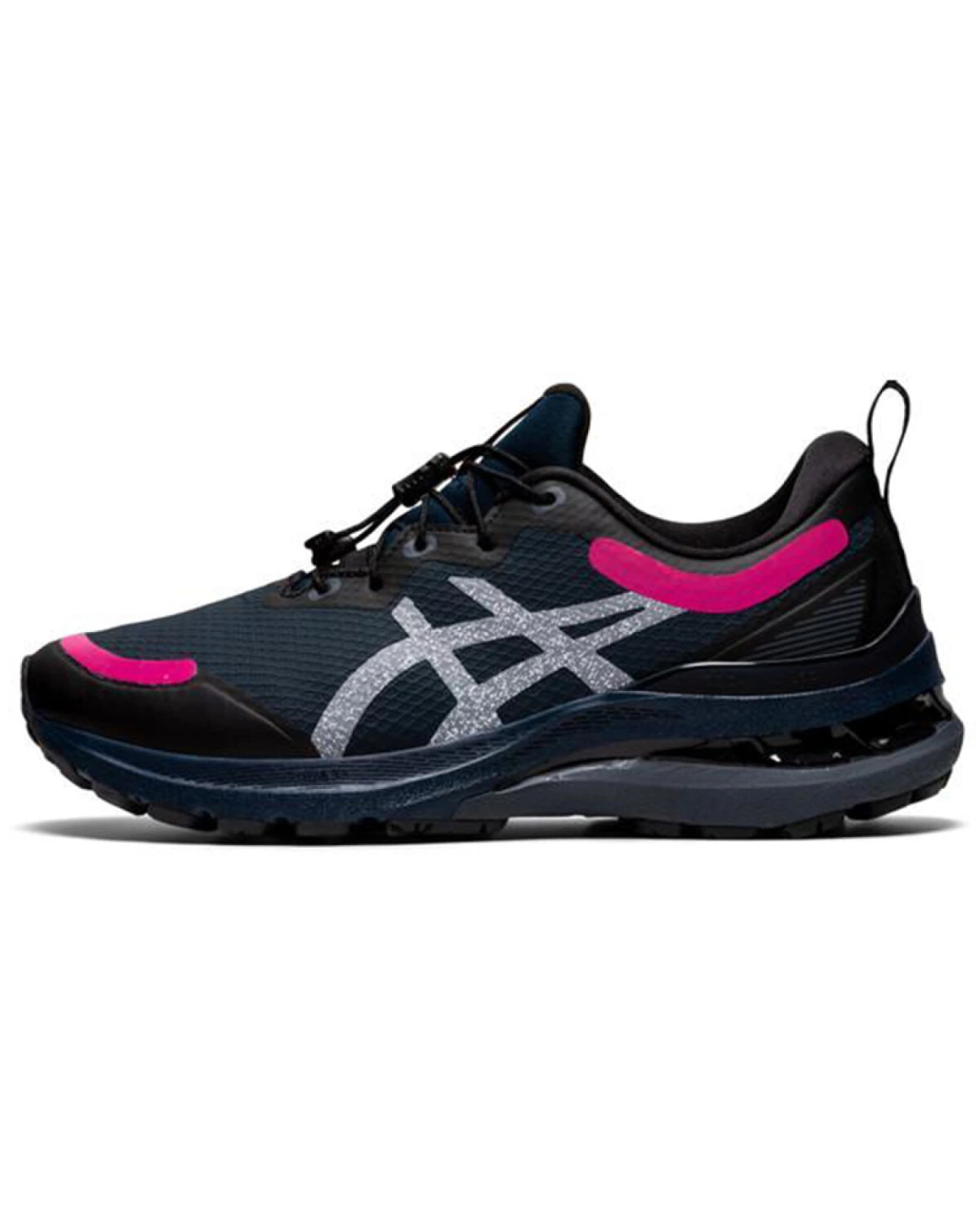 Asics Gel-Kayano 28 женские кроссовки для бега черно-синие картинка