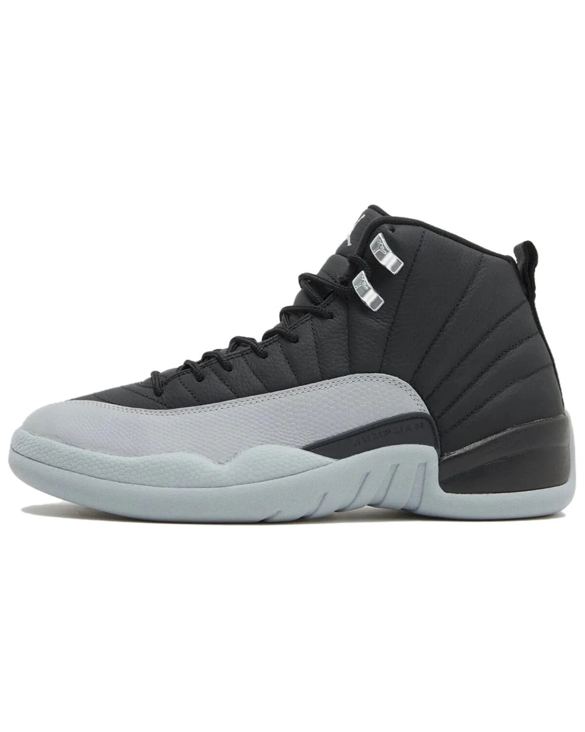 Jordan Air 12 мужские высокие кроссовки черно-серые картинка