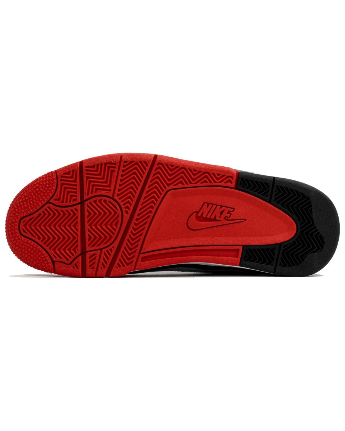 Nike Flight Legacy unisex баскетбольные кроссовки черно-белые с красными акцентами картинка