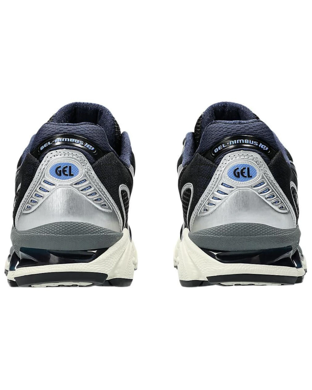 Asics GEL-Nimbus 10.1 unisex кроссовки для марафона серебристо-черные картинка