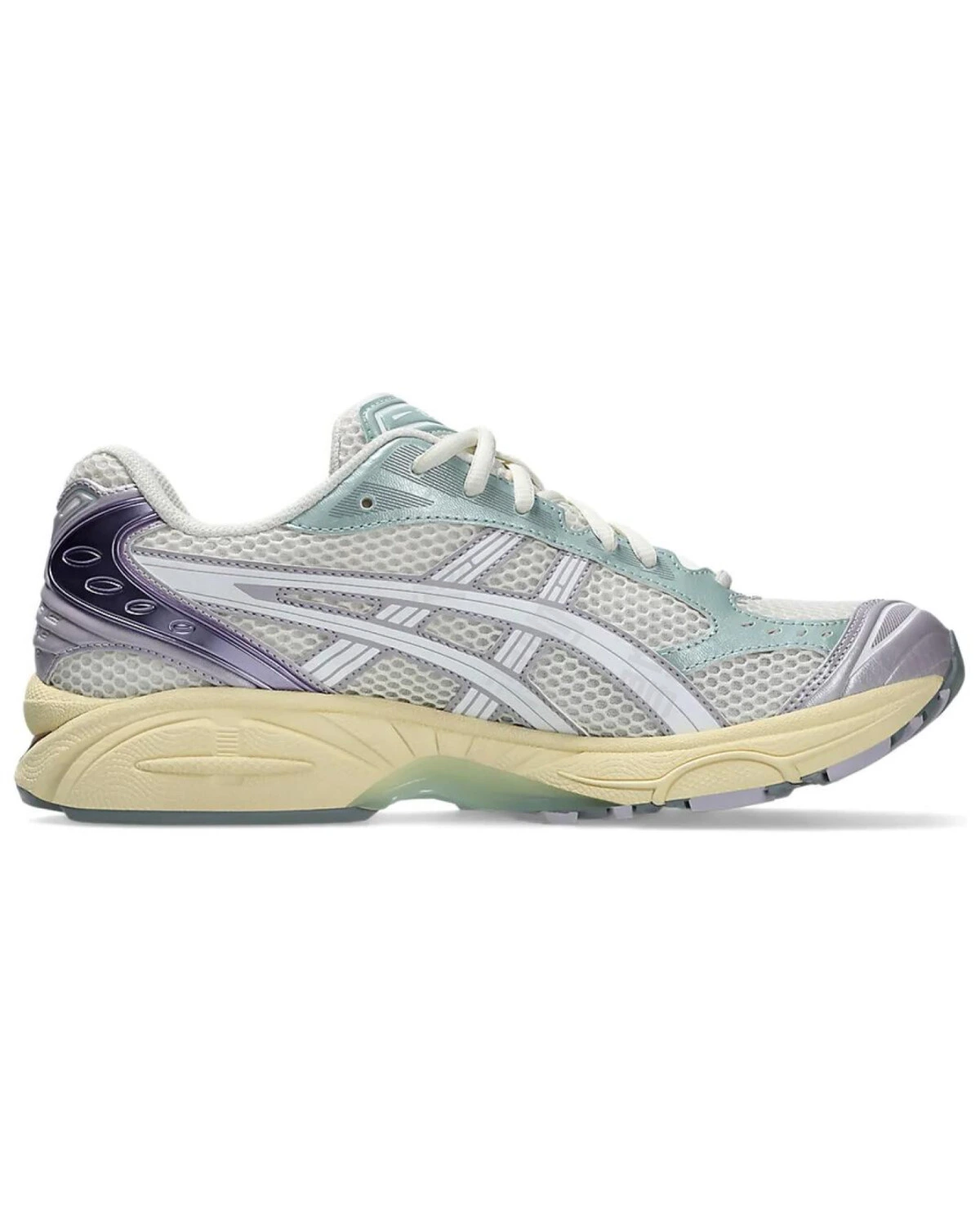 Asics Gel-Kayano 14 unisex кроссовки для бега комфортные зелёно-фиолетовые картинка