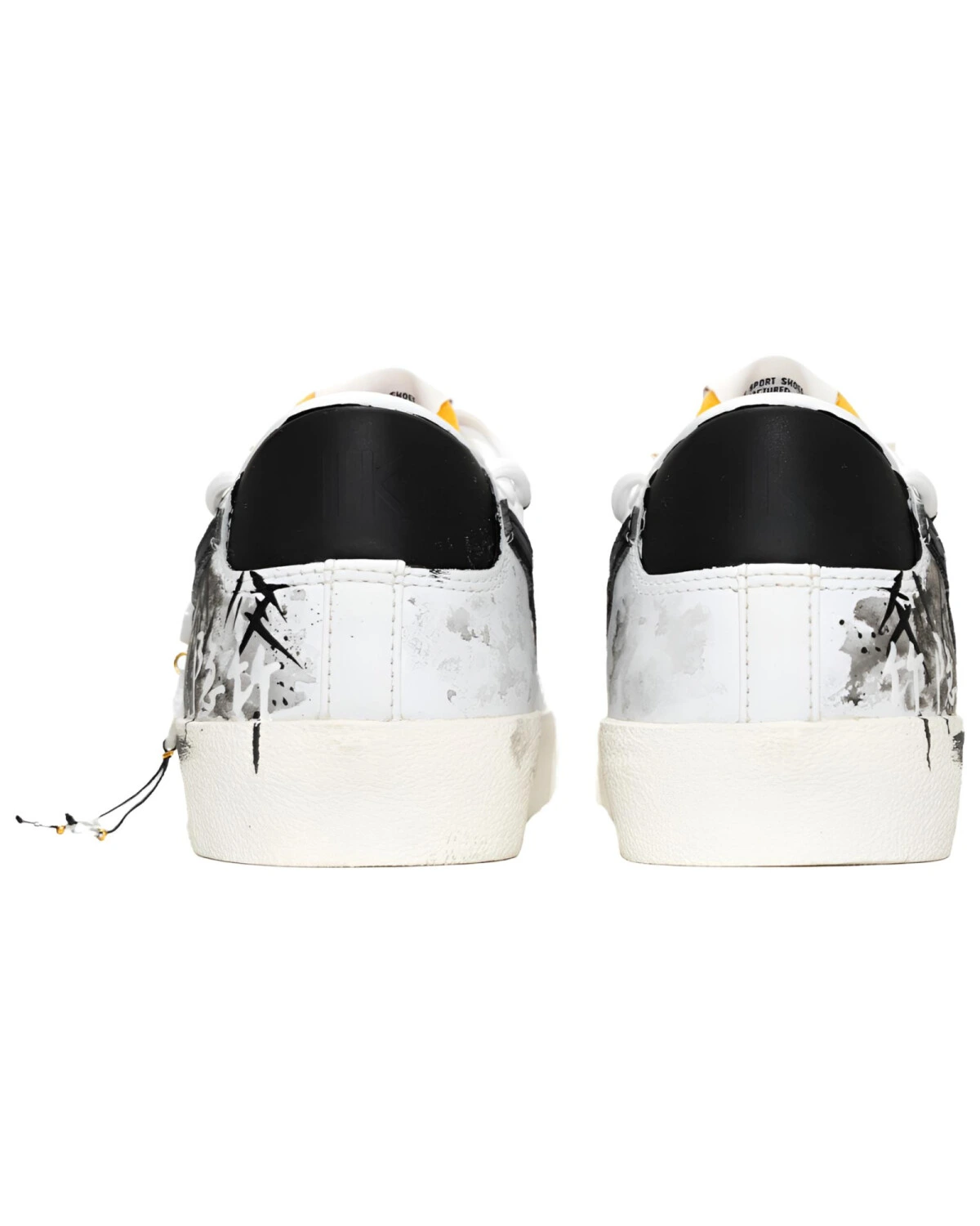 Nike Blazer мужские кроссовки белые с китайским принтом и амортизацией картинка