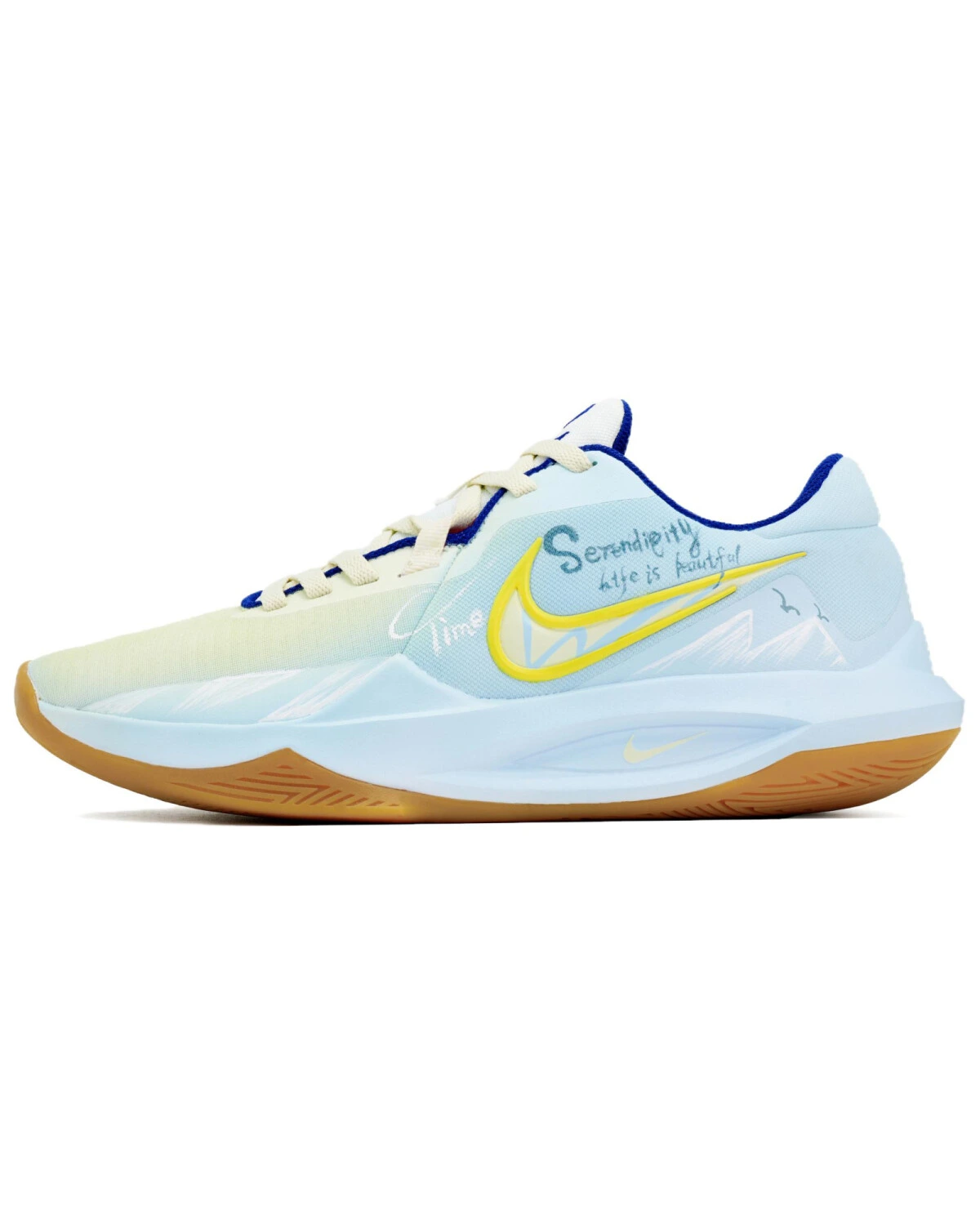 Nike Precision 6 мужские спортивные кроссовки светло-голубые картинка