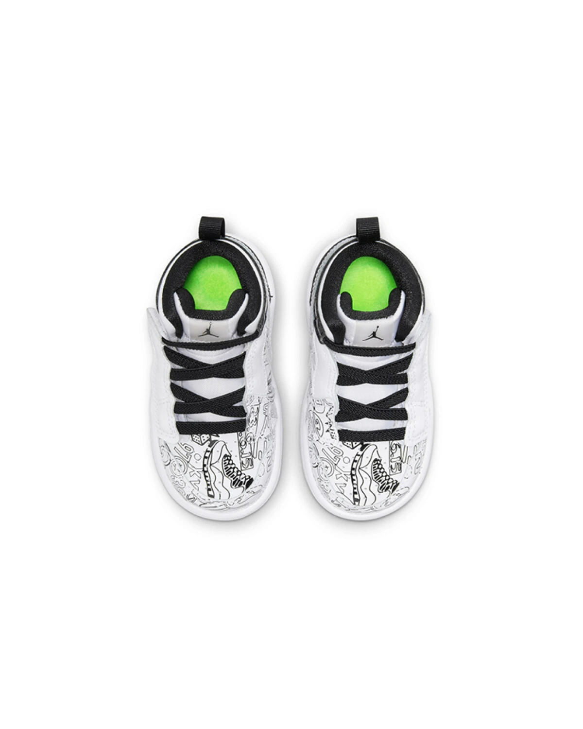 Jordan Air Jordan 1 детские кроссовки высокие серебряные синтетические картинка